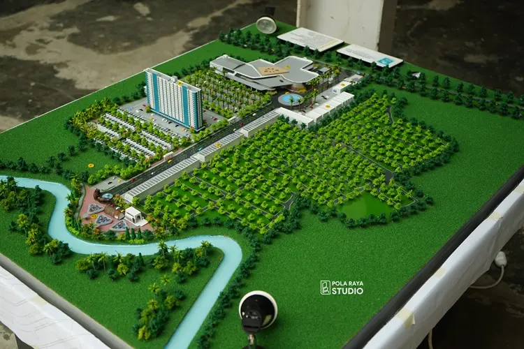 Maket Site Plan Sudah Jadi