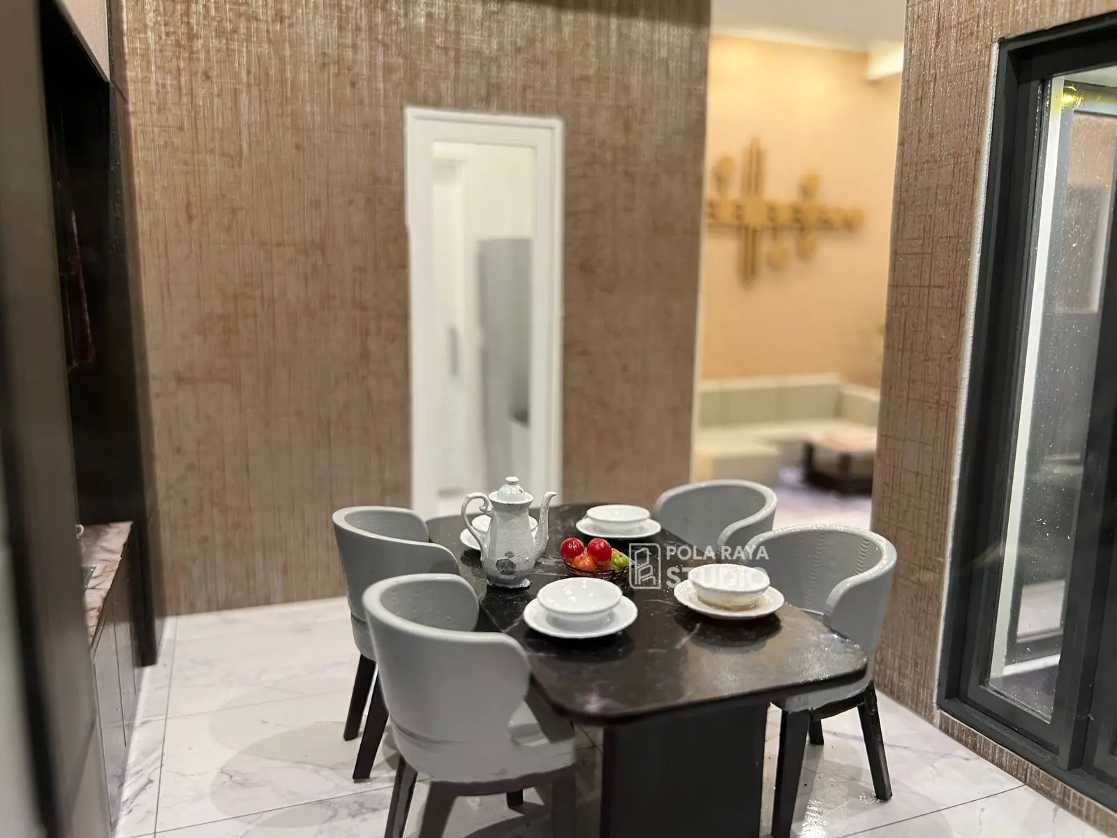 Desain interior ruang tengah