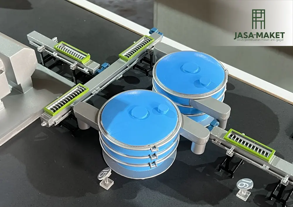 Jasa maket miniatur mesin