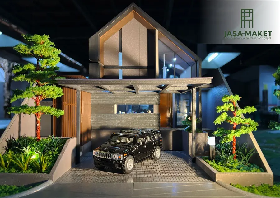 jasa maket rumah type pola raya studio