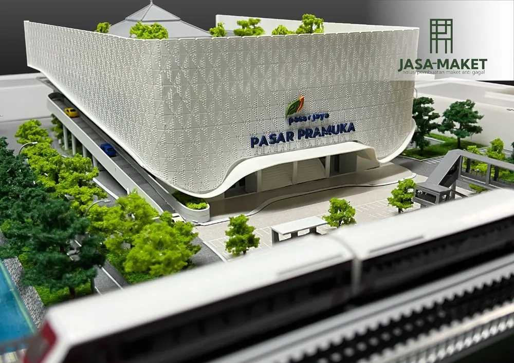 Jasa maket pola raya pembuatan pasar pramuka