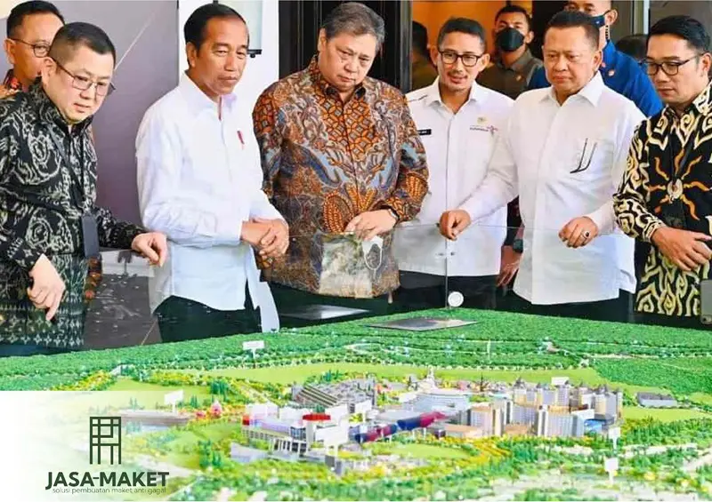 jasa maket siteplan pola raya studio